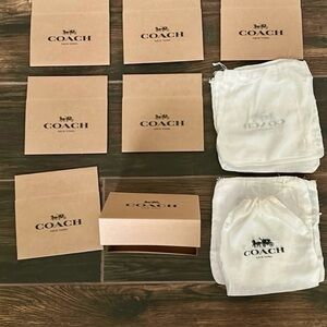 Coach Tan and Cream Gift Set